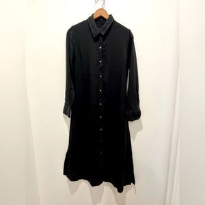 Banana Republic Black Long Sleeve Dress for Effortless Style XS